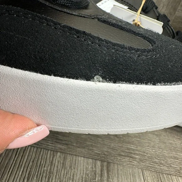 Adidas Barreda Men Size 9 Black White Suede Casual Tennis Sneakers NEW JI2307 - Picture 6 of 9